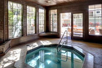 the indoor spa at 2000 Lake Washington Apartments, Renton